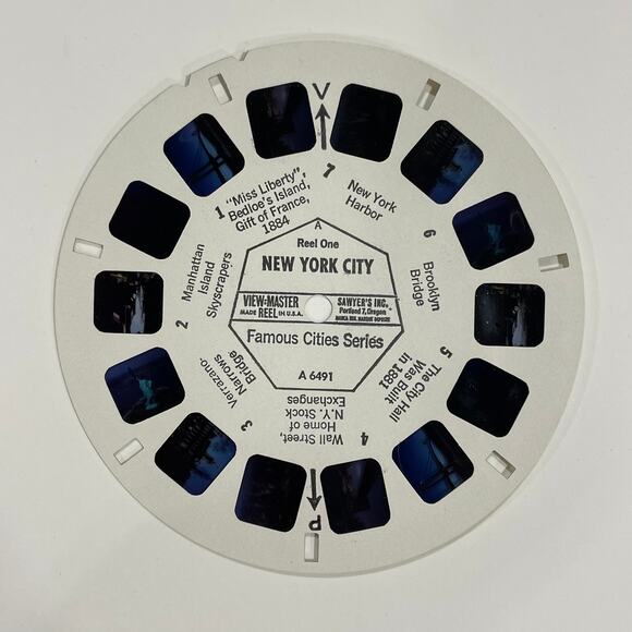 View-Master NEW YORK CITY - A649 - 3 Reel Set + Booklet - Purple Package (NYC2) - Picture 6 of 8